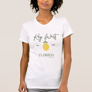 Key West Florida with a Pineapple image T-Shirt