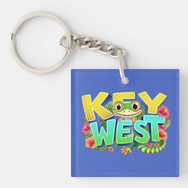 Key West Gecko Florida Ring (Front)