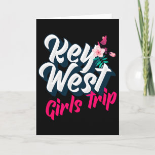 Key West Girls Trip 2023 Weekend Getaway Vacation  Card