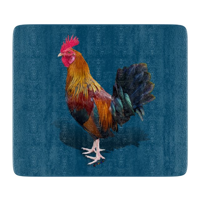 Key West - Gypsy Rooster Cutting Board (Front)