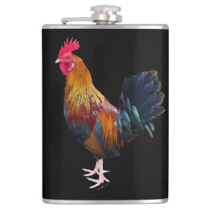 Key West - Gypsy Rooster Hip Flask