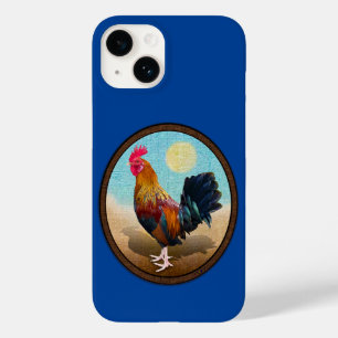 Key West - Gypsy Rooster Vintage Oval Case-Mate iPhone 14 Case