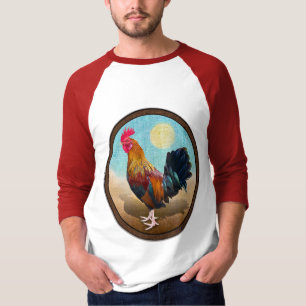 Key West - Gypsy Rooster Vintage Oval T-Shirt