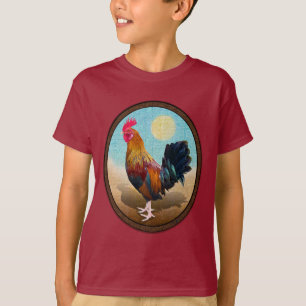 Key West - Gypsy Rooster Vintage Oval T-Shirt