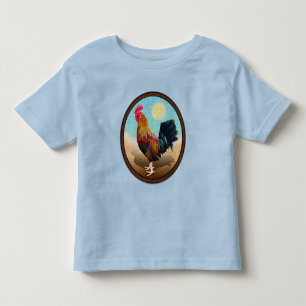 Key West - Gypsy Rooster Vintage Oval Toddler T-Shirt
