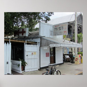 Key West Historic Pepe's Cafe Poster