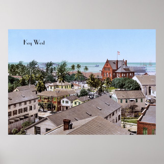 Key West in the 19th century Poster (Front)