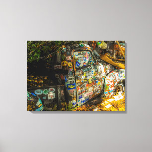 Key West is Art, Old Pickup Truck Canvas Print