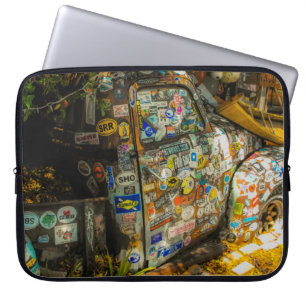 Key West is Art, Old Pickup Truck Laptop Sleeve