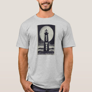 Key West Lighthouse Moon T-Shirt