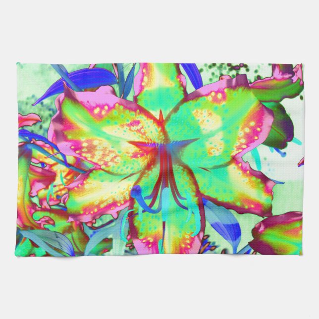 Key West Lily Tea Towel (Horizontal)