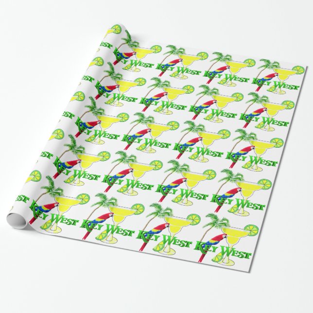 Key West Margarita Wrapping Paper (Unrolled)