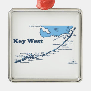 Key West. Metal Tree Decoration