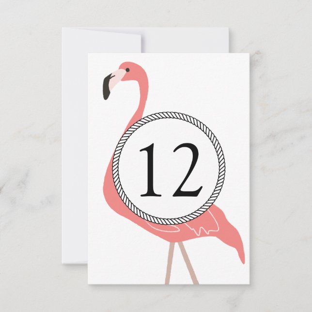 Key West Modern Whimsy Wedding Invitation (Front)