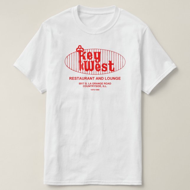 Key West Restaurant, Counrtyside, IL T-Shirt (Design Front)