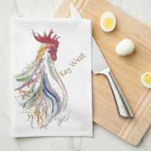 Key West Rooster Junior Dish Cloth