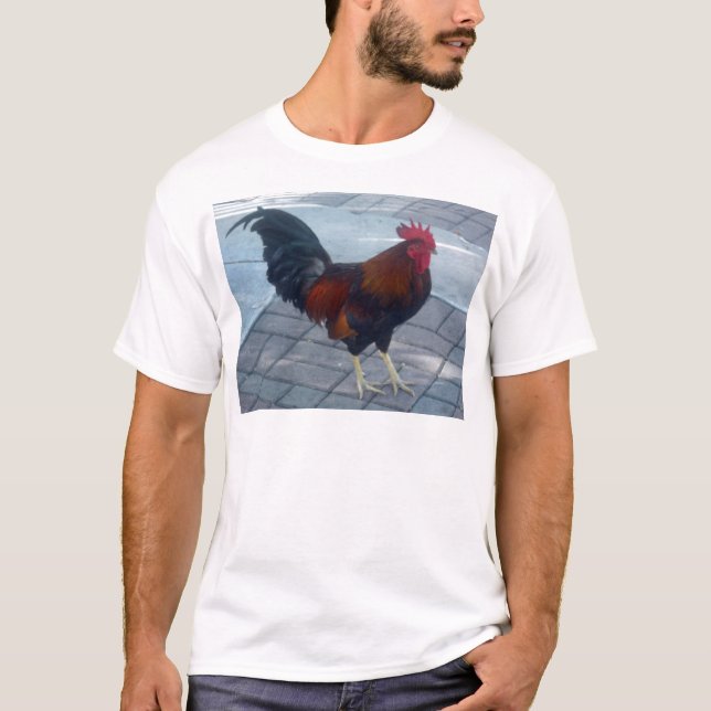 Key West Rooster T-Shirt (Front)