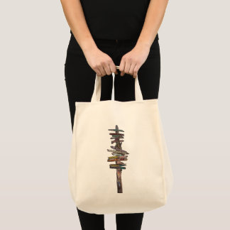 Key West Sign Post Tote Bag
