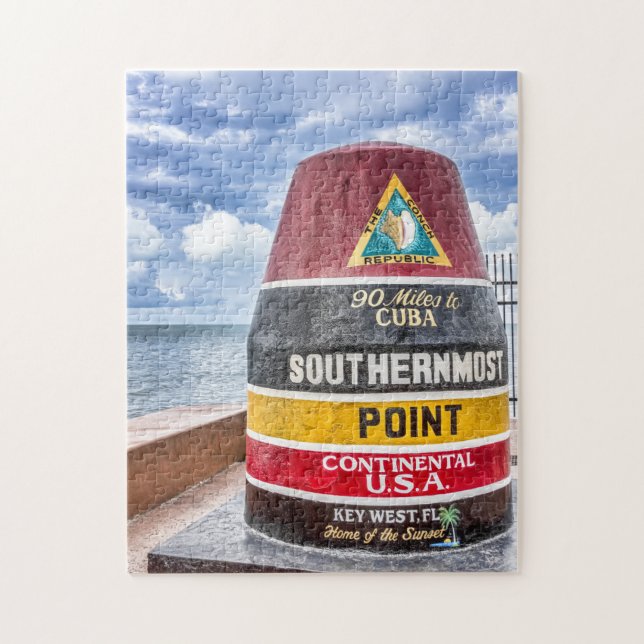 Key West Southernmost Point Puzzle (Vertical)