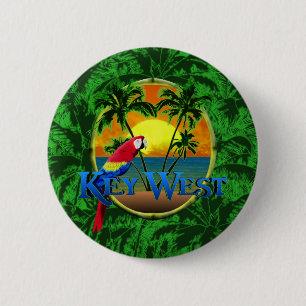 Key West Sunset 6 Cm Round Badge