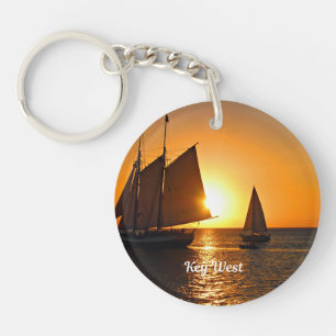 Key West, sunset and sailboats, Ring