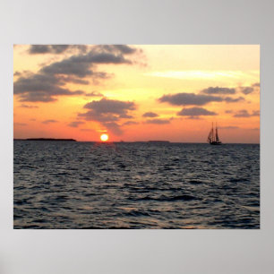 Key West sunset - Florida Poster