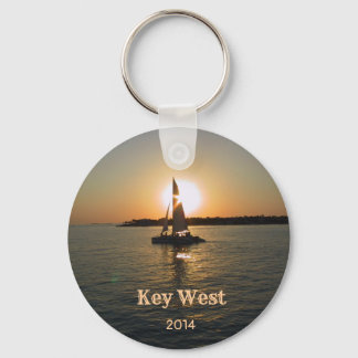 Key West Sunset Keychain (customisable)