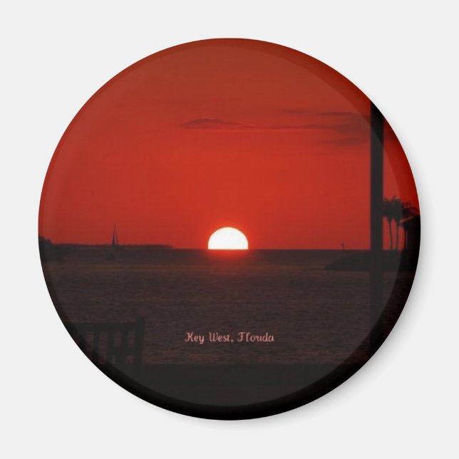 Key West Sunset  Magnet (Front)