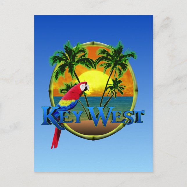 Key West Sunset Postcard (Front)