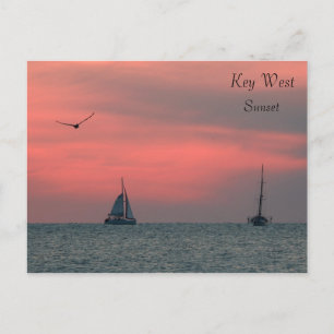 Key West Sunset Postcard