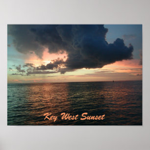 Key West Sunset Poster