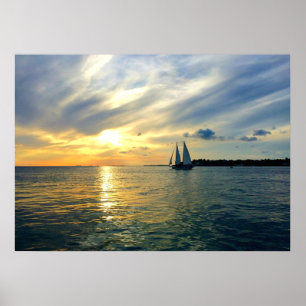 Key West Sunset Poster