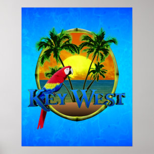 Key West Sunset Poster