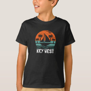 Key West Sunset Retro Vacation T-Shirt