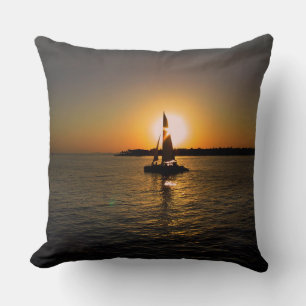 Key West Sunset Sailing Cushion