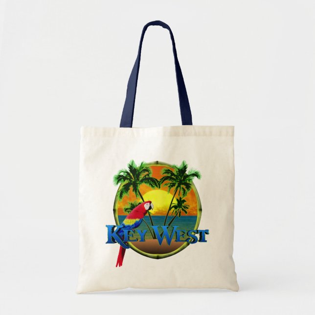 Key West Sunset Tote Bag (Front)