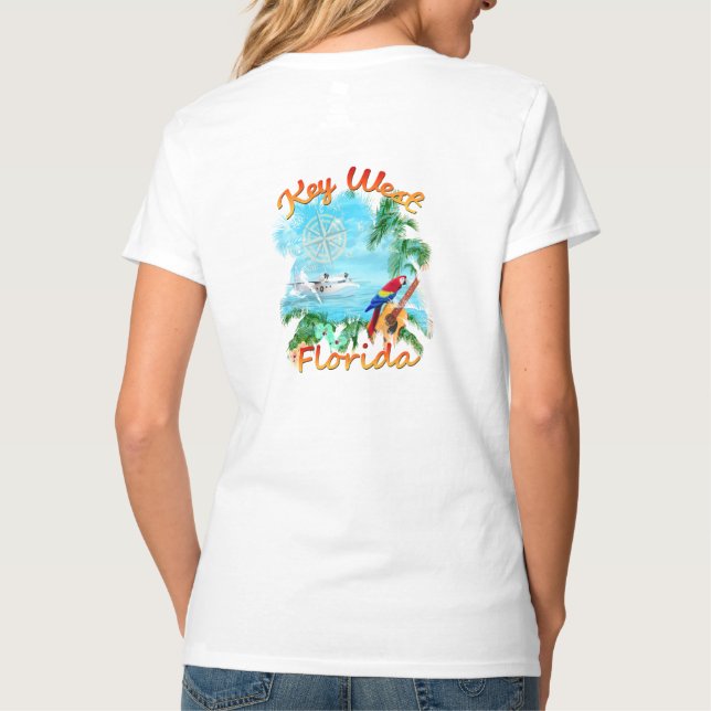 Key West Tropical Rock T-Shirt (Back)