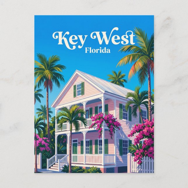 Key West USA Postcard (Front)