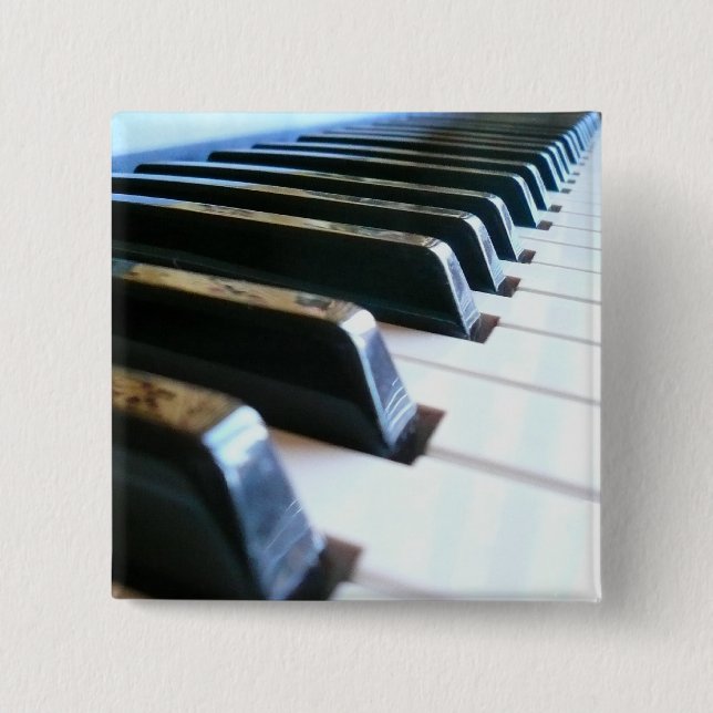 Keyboard 15 Cm Square Badge (Front)