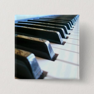 Keyboard 15 Cm Square Badge