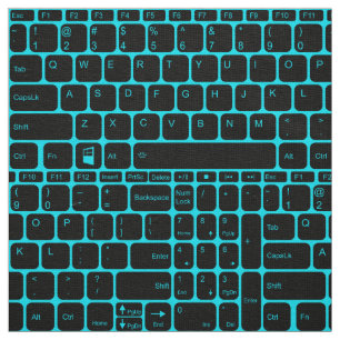 Keyboard, Backlit blue Fabric