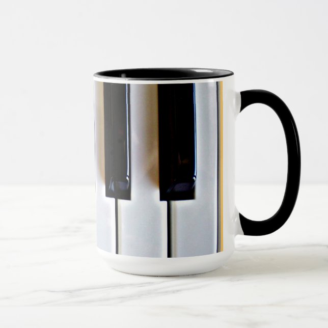 Keyboard - Black and White Mug (Right)