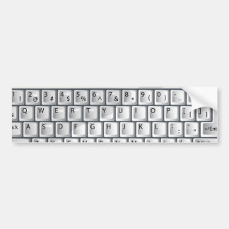 Keyboard Bumper Sticker