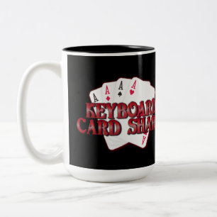 Keyboard Card Shark Mug