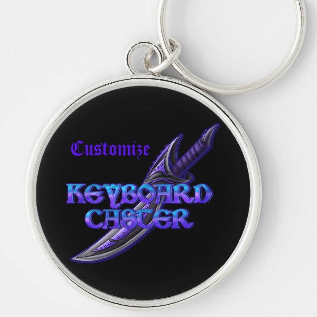 Keyboard Caster MMORPG Key Chain (Front)