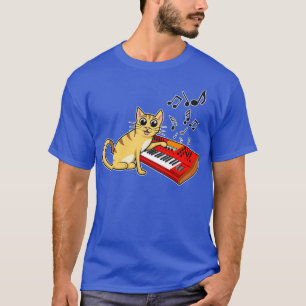 Keyboard cat piano piano T-Shirt