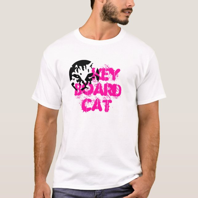 Keyboard Cat - Stencil Tee (Front)