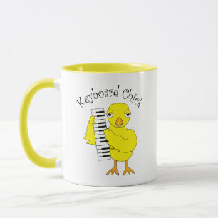 Keyboard Chick Text Mug
