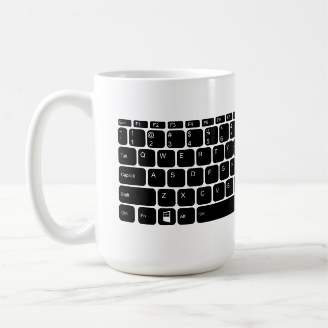 Keyboard Coffee Mug (Left)