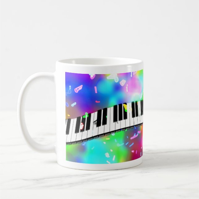 Keyboard Colours Coffee Mug (Left)